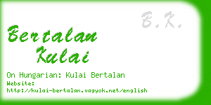 bertalan kulai business card